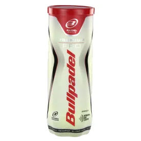 Bullpadel Premium Pro Padel Ball - 3 Ball Tube