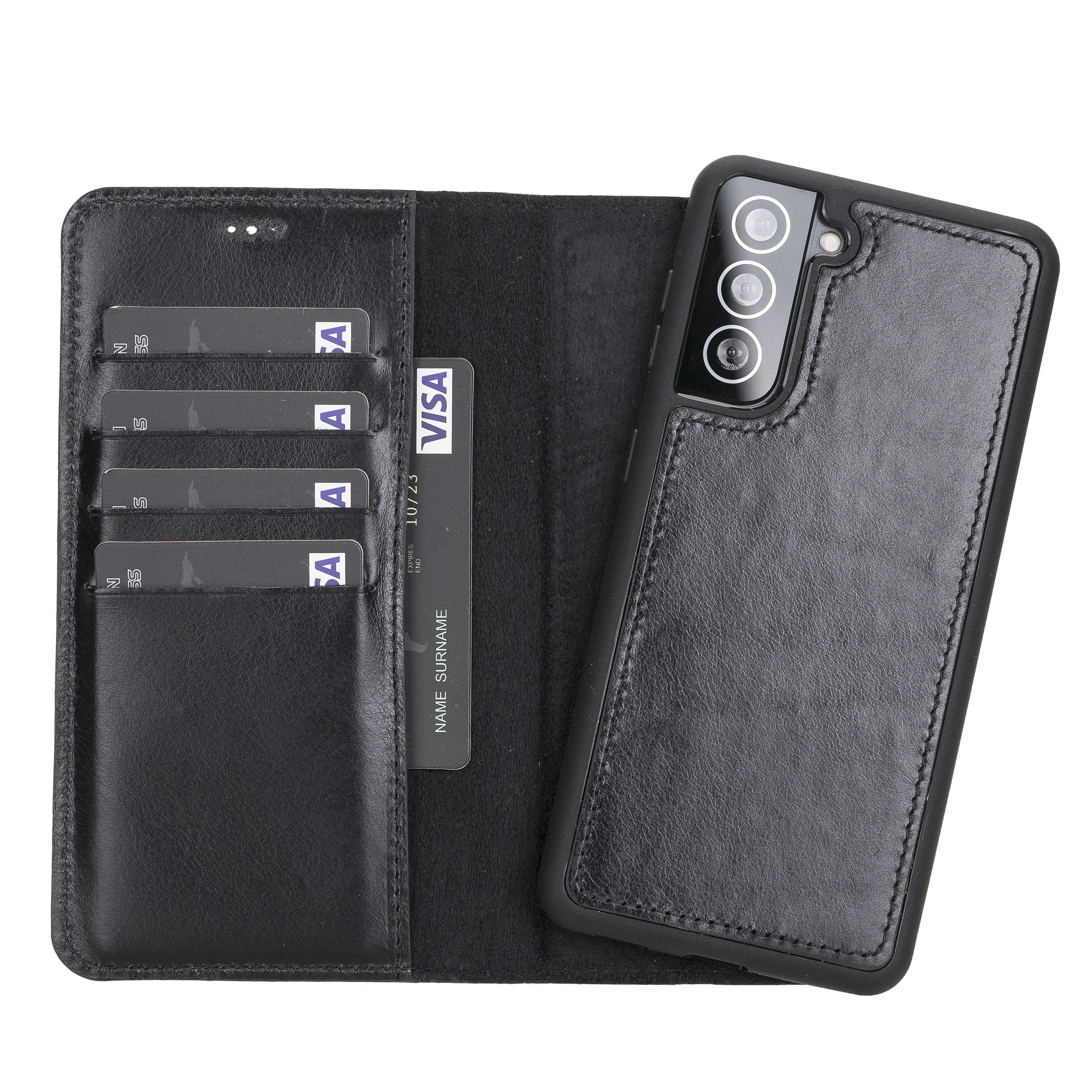 Carter Samsung Galaxy S21 Series Detachable Wallet Case