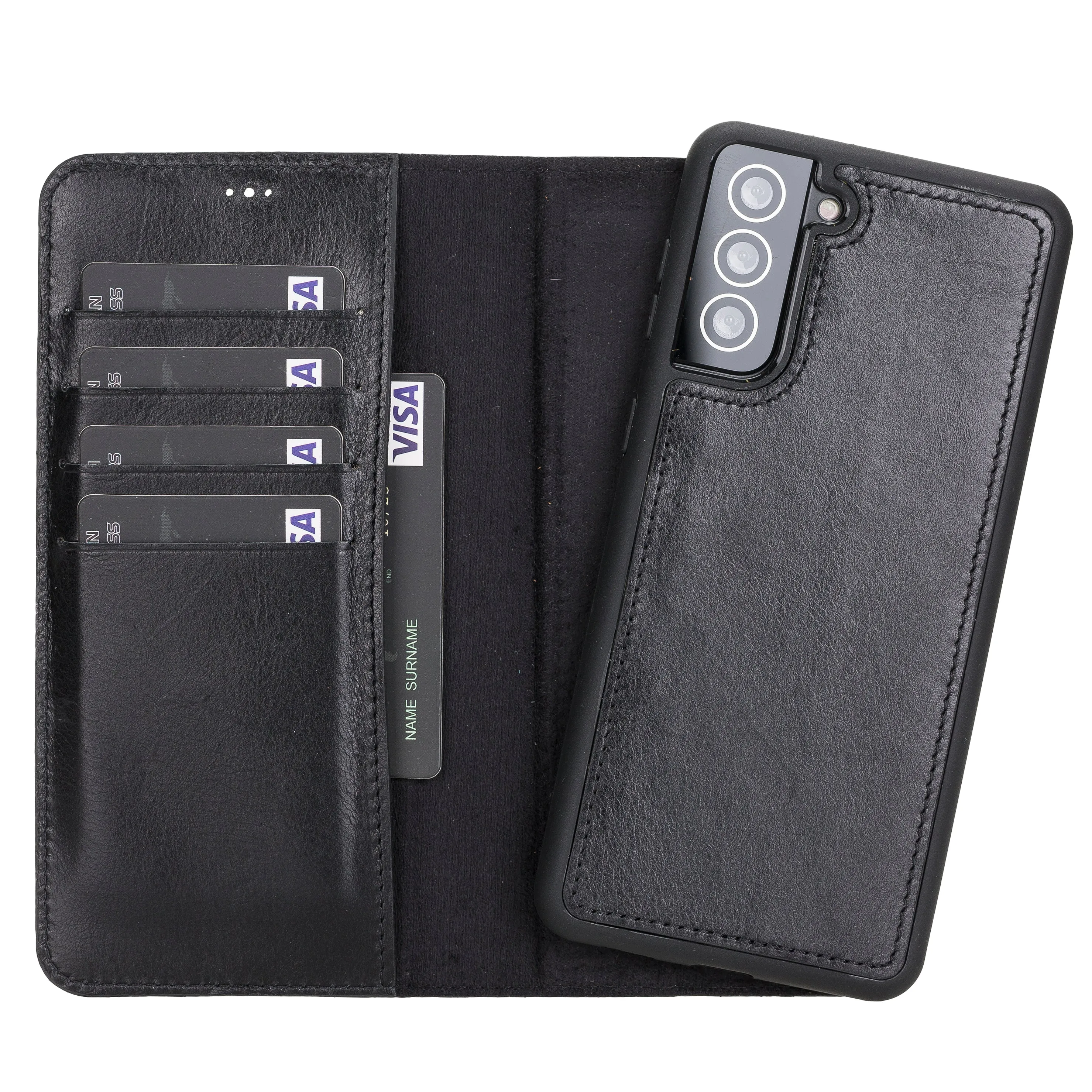 Carter Samsung Galaxy S21 Series Detachable Wallet Case