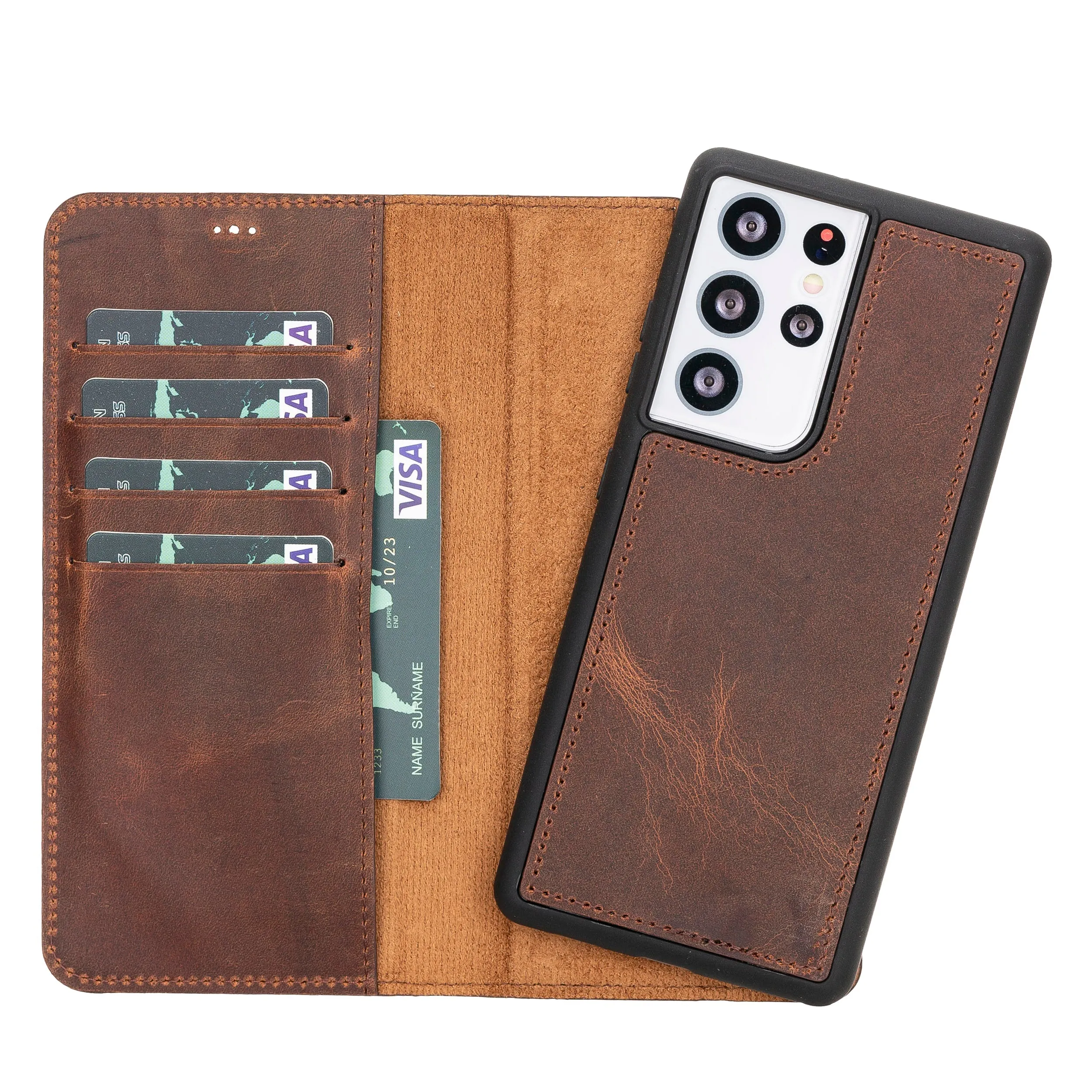 Carter Samsung Galaxy S21 Series Detachable Wallet Case