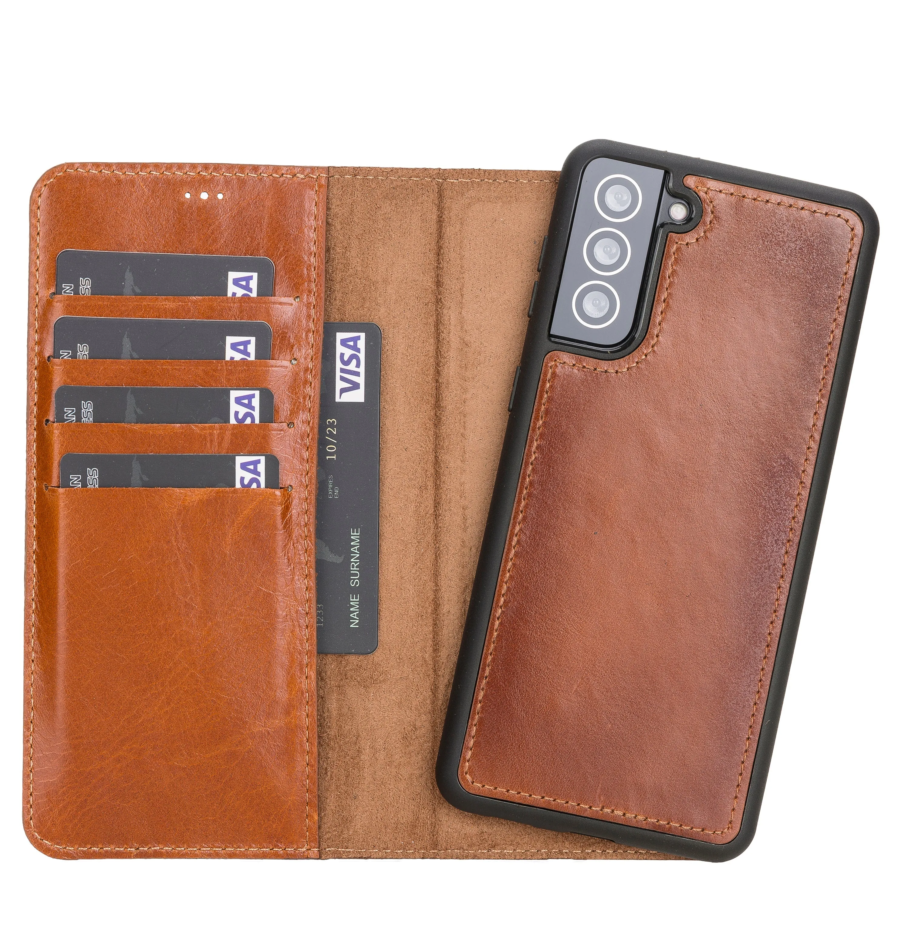 Carter Samsung Galaxy S21 Series Detachable Wallet Case