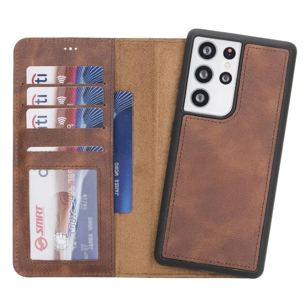 Carter Samsung Galaxy S21 Series Detachable Wallet Case