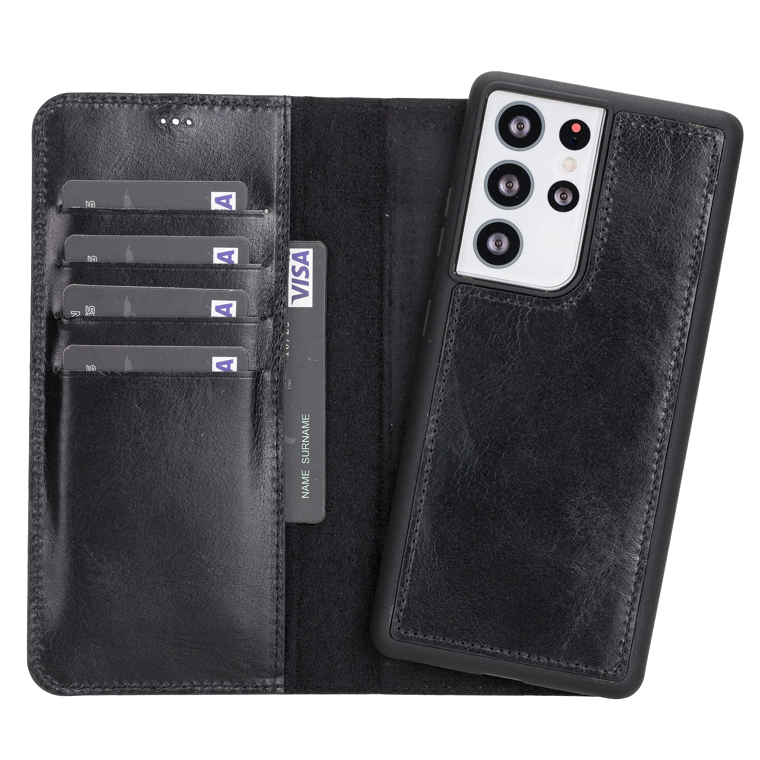 Carter Samsung Galaxy S21 Series Detachable Wallet Case