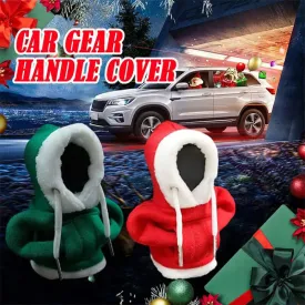 Christmas Car Gearshift Hoodie Cover - Festive Knob Cover for Manual Gearshift