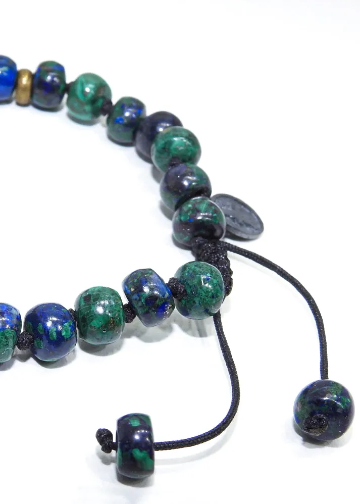 Chrysocolla, Malachite & Azurite Bracelet