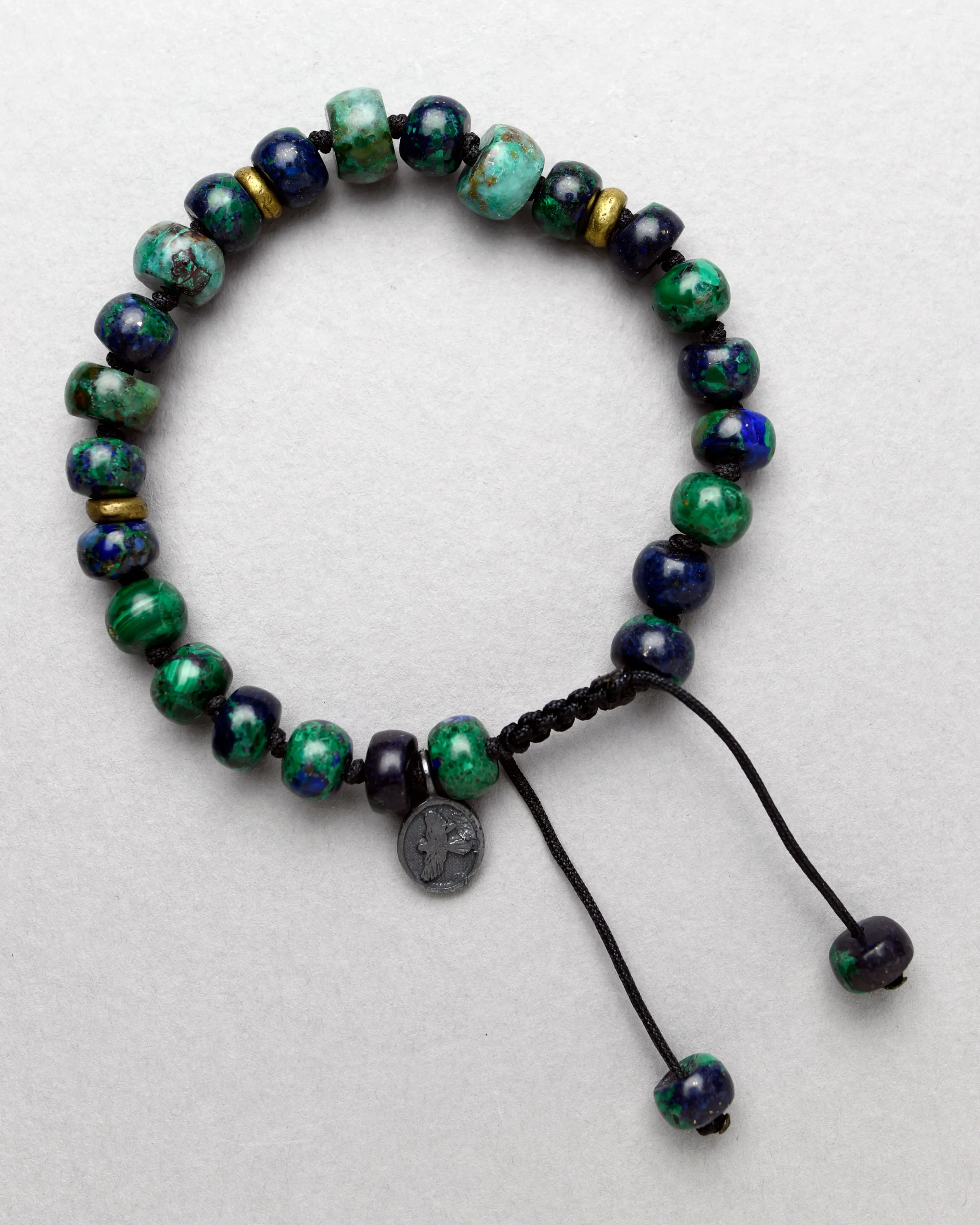 Chrysocolla, Malachite & Azurite Bracelet