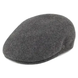 Classic Wool Flat Cap - Charcoal