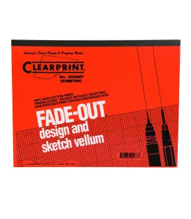 Clearprint 8x8 Grid Fade Out Design & Sketch Vellum Pad (Various Sizes)