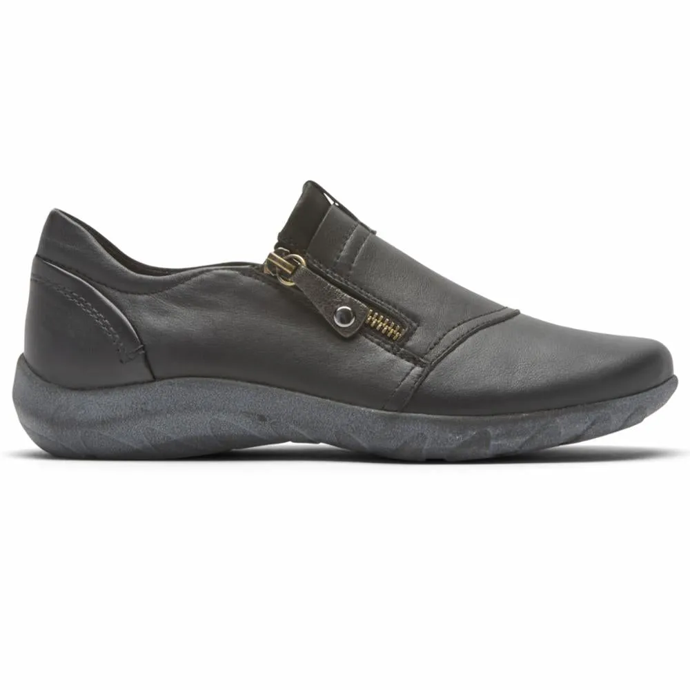 Cobb Hill AMALIE ZIPPER SLIPON BLACK