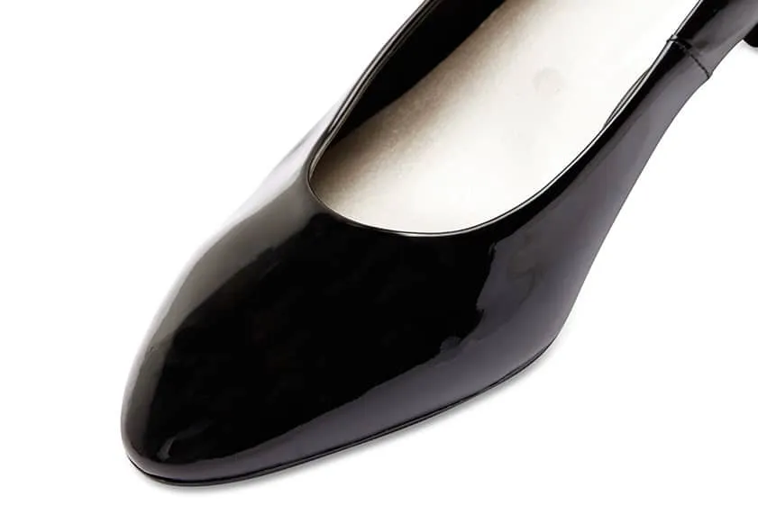 Colette Heel in Black Patent