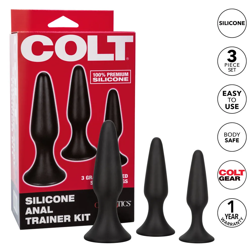 Colt Silicone Anal Plugs Trainer Kit