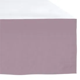 Crib bed skirt - plum