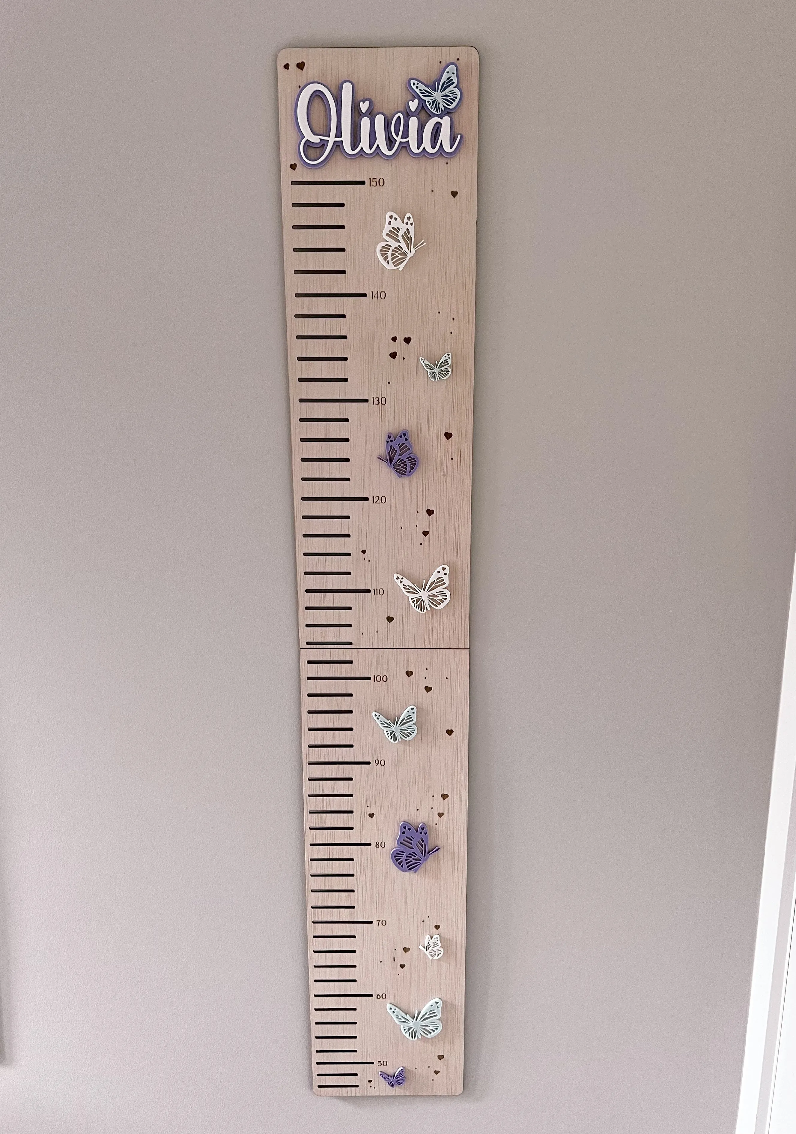 Custom Height Chart - Butterfly