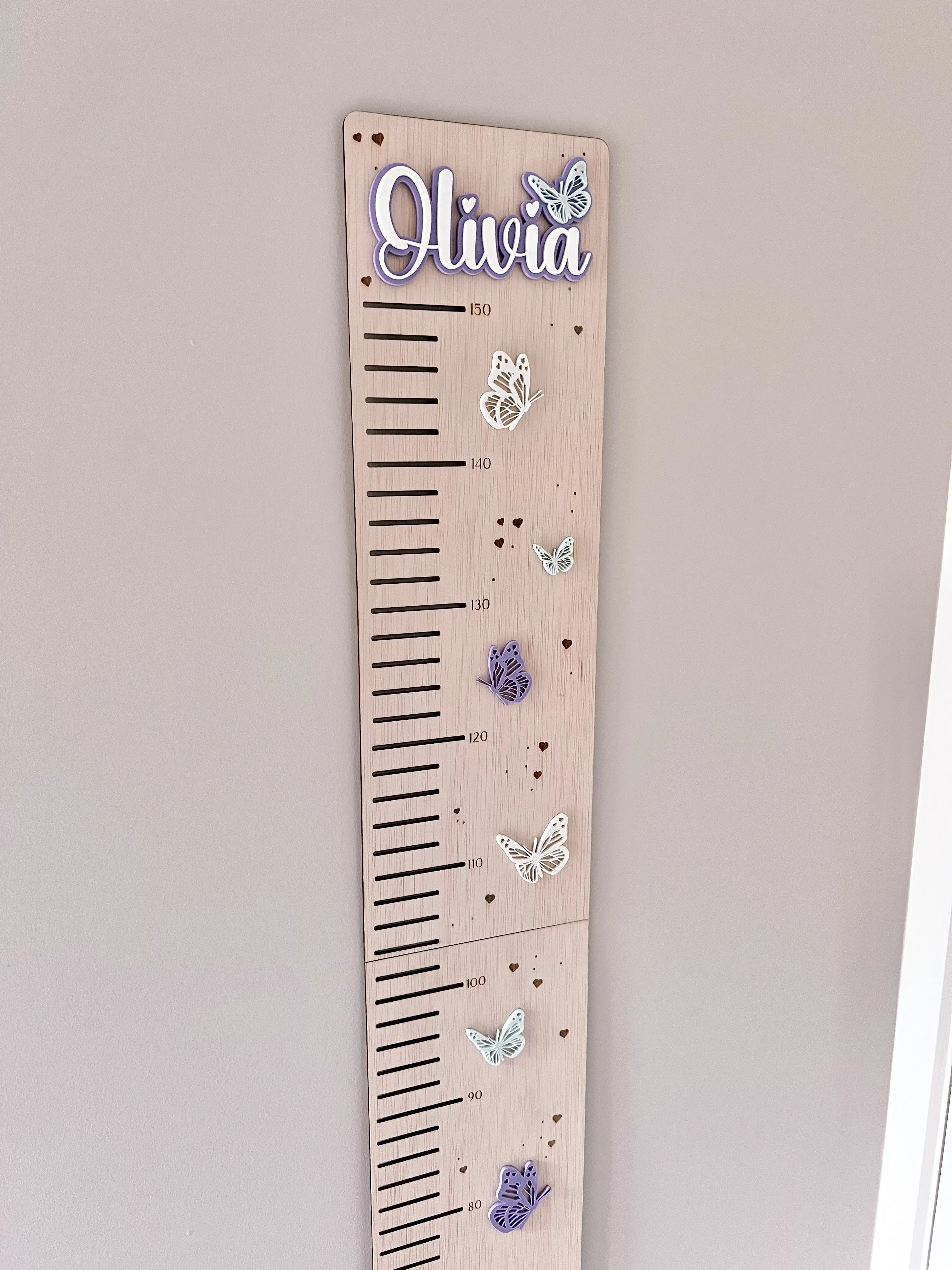 Custom Height Chart - Butterfly