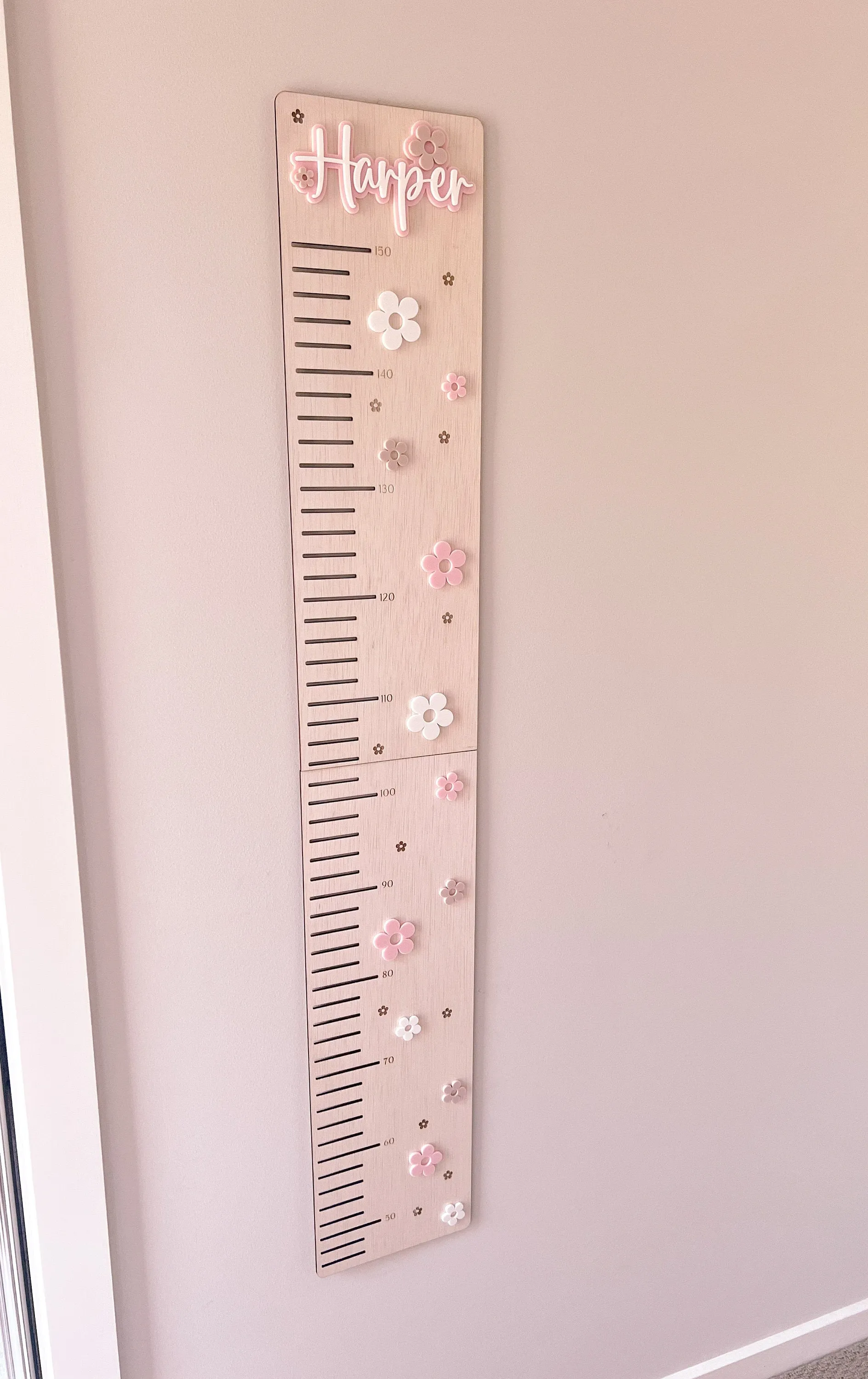 Custom Height Chart - Daisy