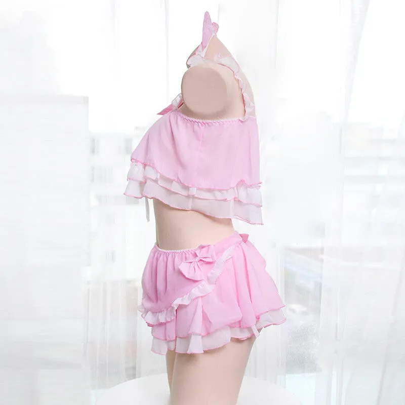 Cute cat two piece set PL50414