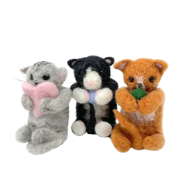 Cute Kitties Needle Felting Craft Kit