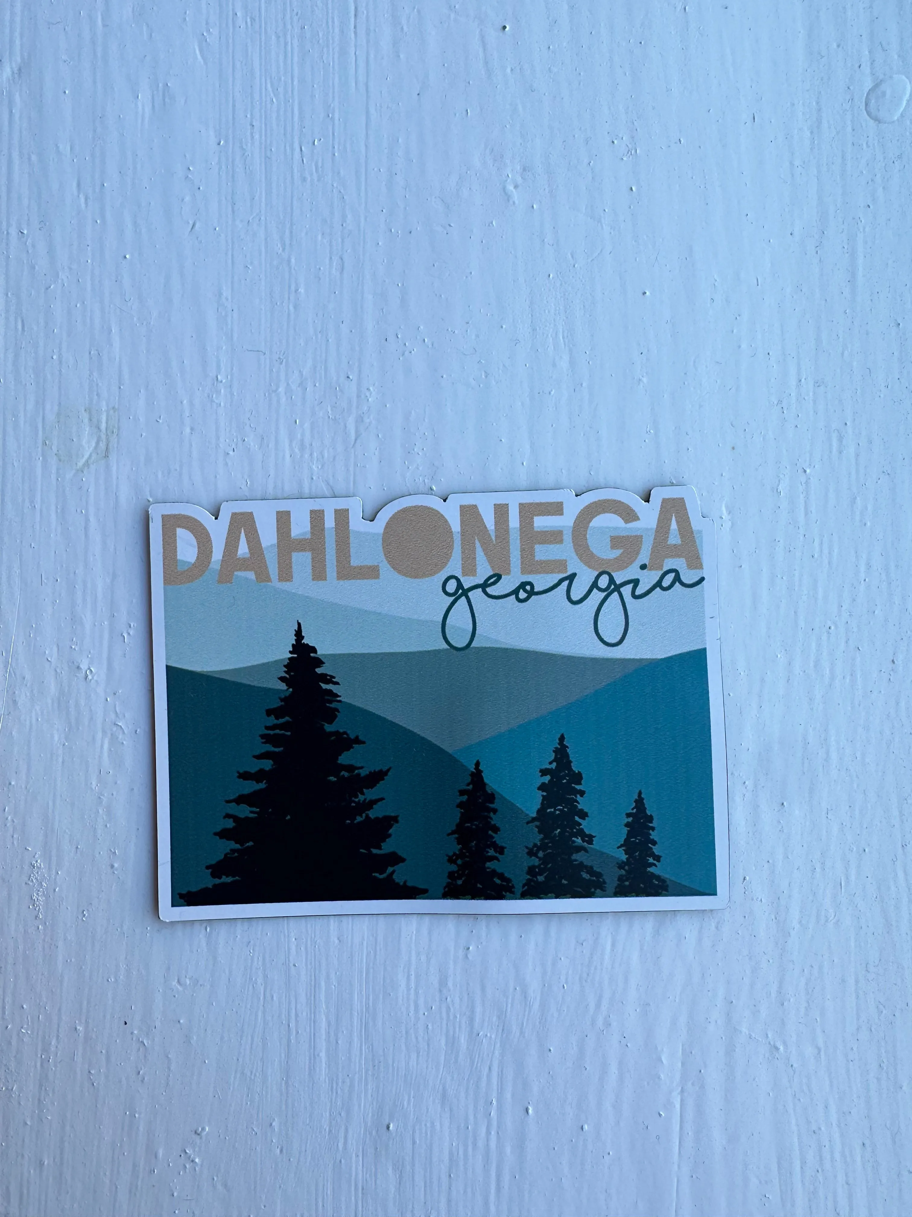 Dahlonega Georgia Mountain Scene Magnet