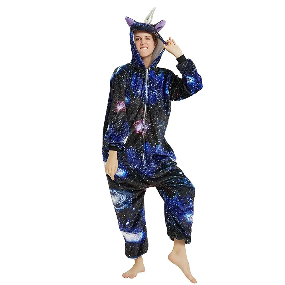 Dark Galaxy Unicorn Adult Onesie