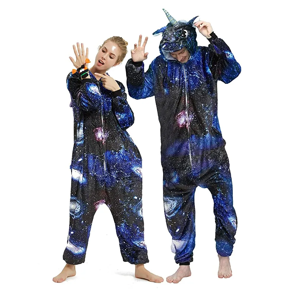 Dark Galaxy Unicorn Adult Onesie