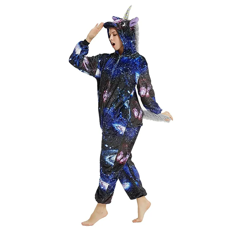 Dark Galaxy Unicorn Adult Onesie