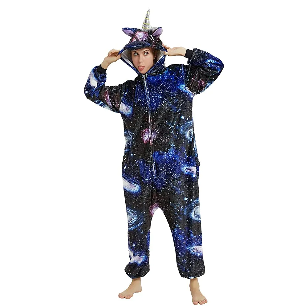 Dark Galaxy Unicorn Adult Onesie