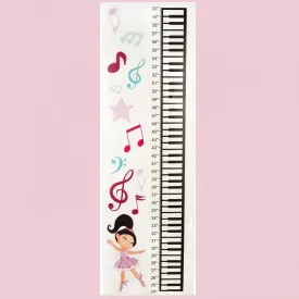 Dasha Growing Dancer Wall Height Chart