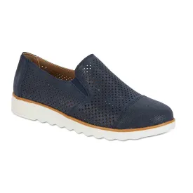 Davis Sneaker in Navy Leather