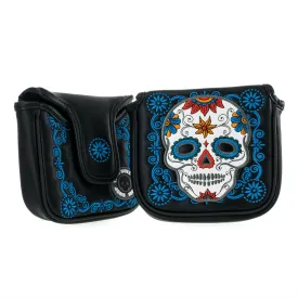 Dia de los Muertos Sugar Skull High-MOI Mallet Putter Headcover, Black