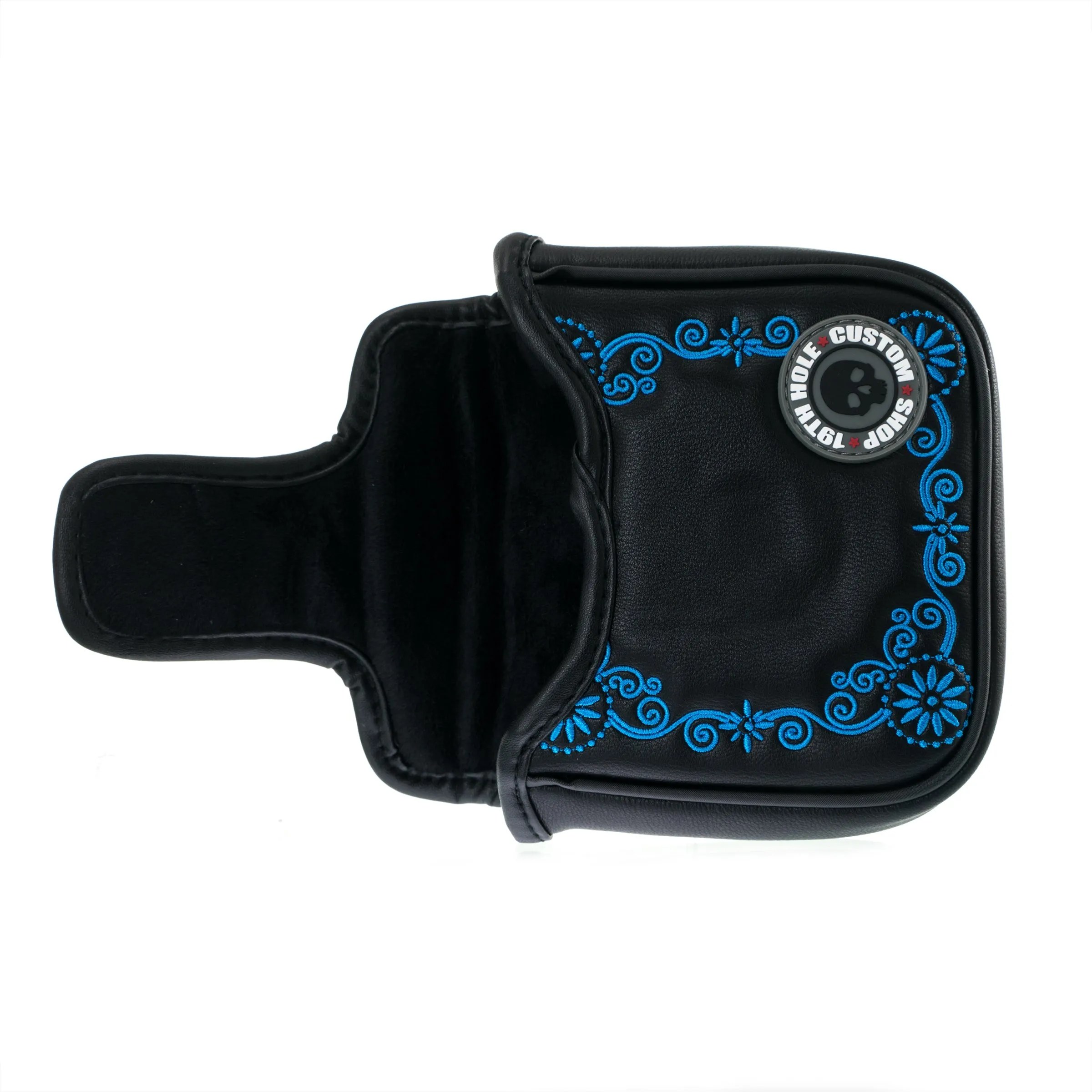 Dia de los Muertos Sugar Skull High-MOI Mallet Putter Headcover, Black