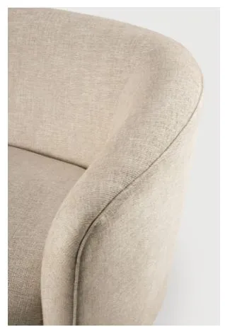 Ellipse Sofa 3 Seater Oatmeal