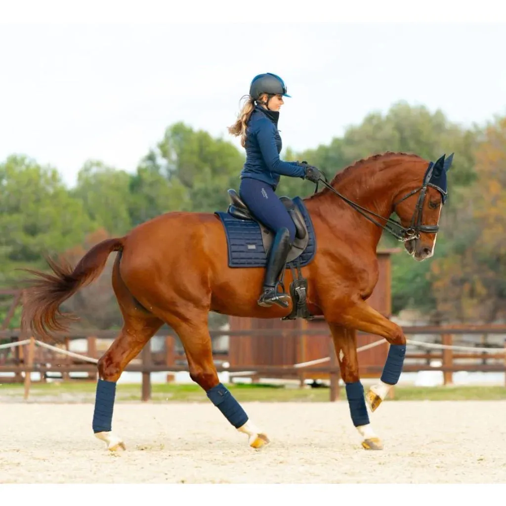 EQUESTRIAN STOCKHOLM SPORTIVE NAVY DRESSAGE PAD