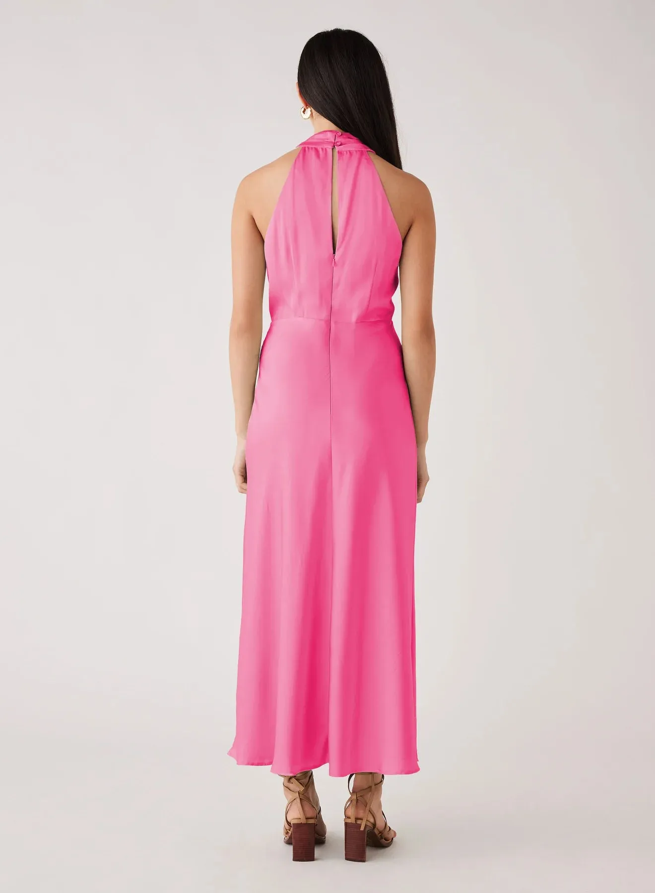 Esmaee Paris Midi Dress - Pink