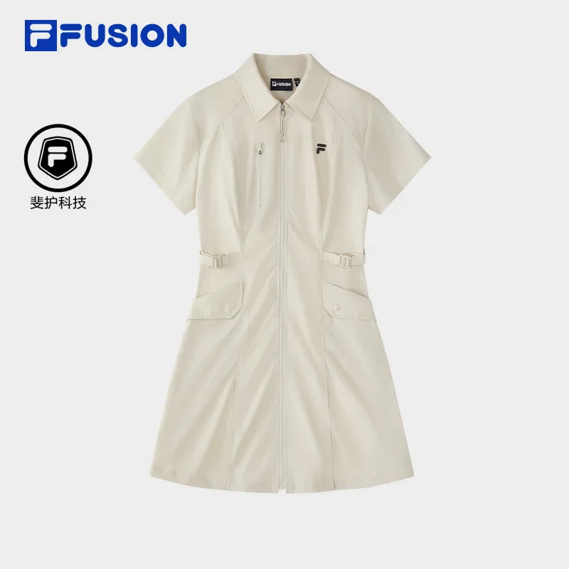 FILA FUSION INLINE URBAN TECH Women Dress (Light Khaki)