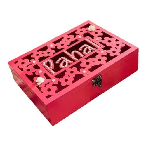 Flower Power Keepsake Storage Box