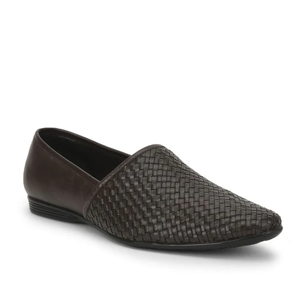 Fortune (Brown) Formal Slip on Shoes For Men JPL-247 By Liberty