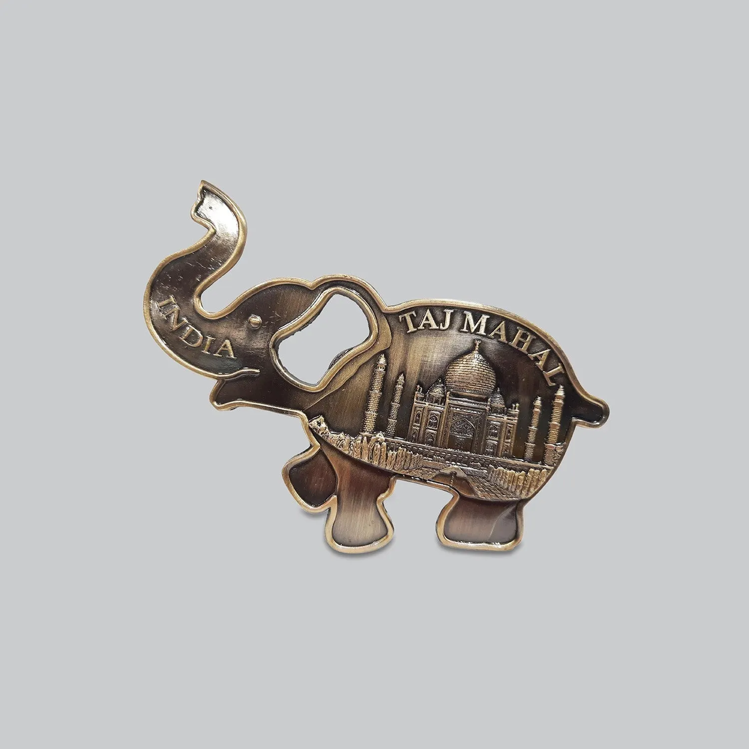 Fridge Magnet Elephant Opener in Metal