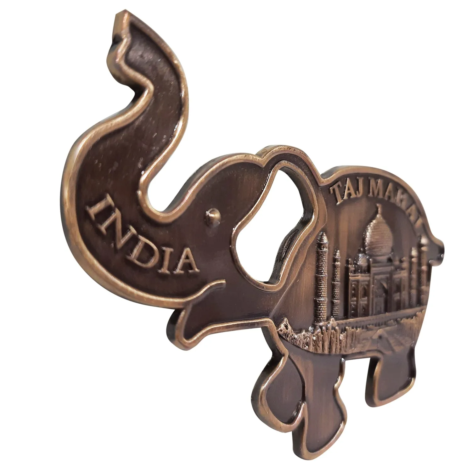 Fridge Magnet Elephant Opener in Metal