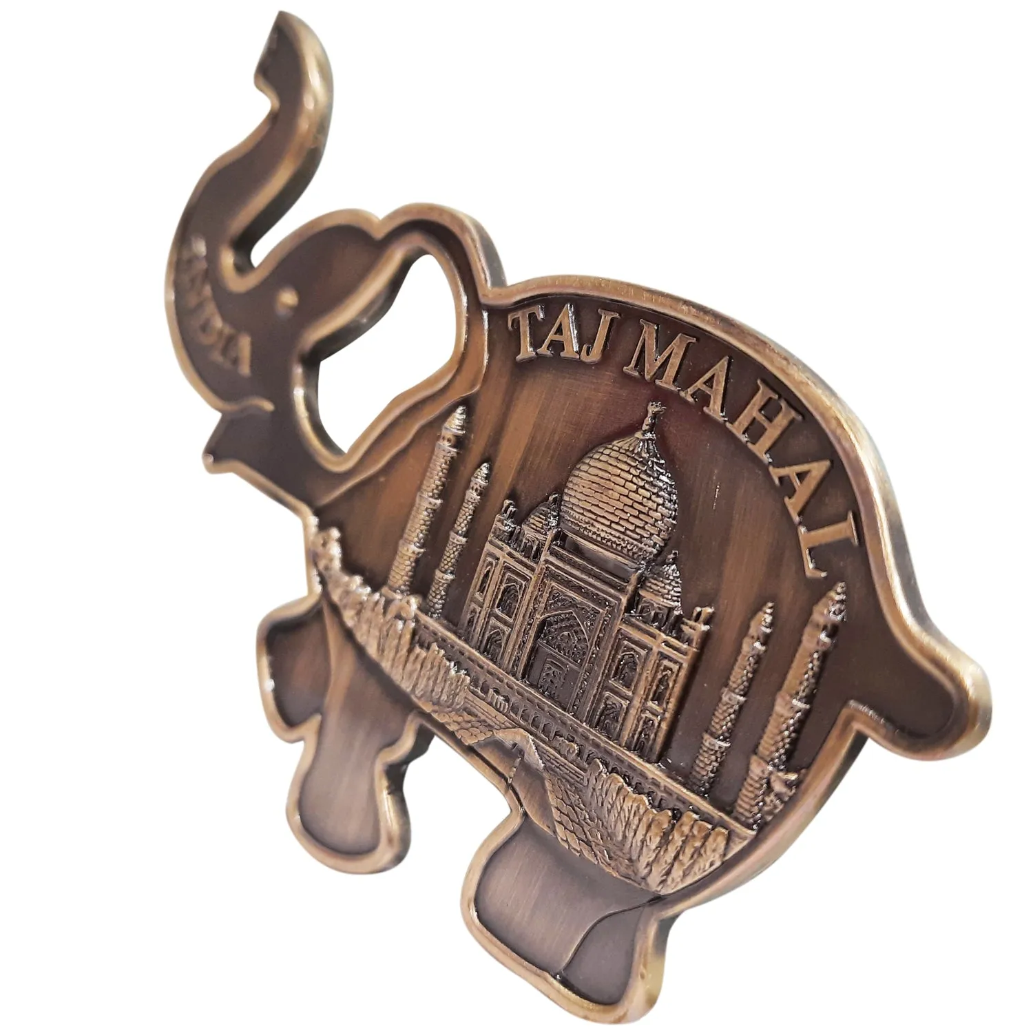 Fridge Magnet Elephant Opener in Metal