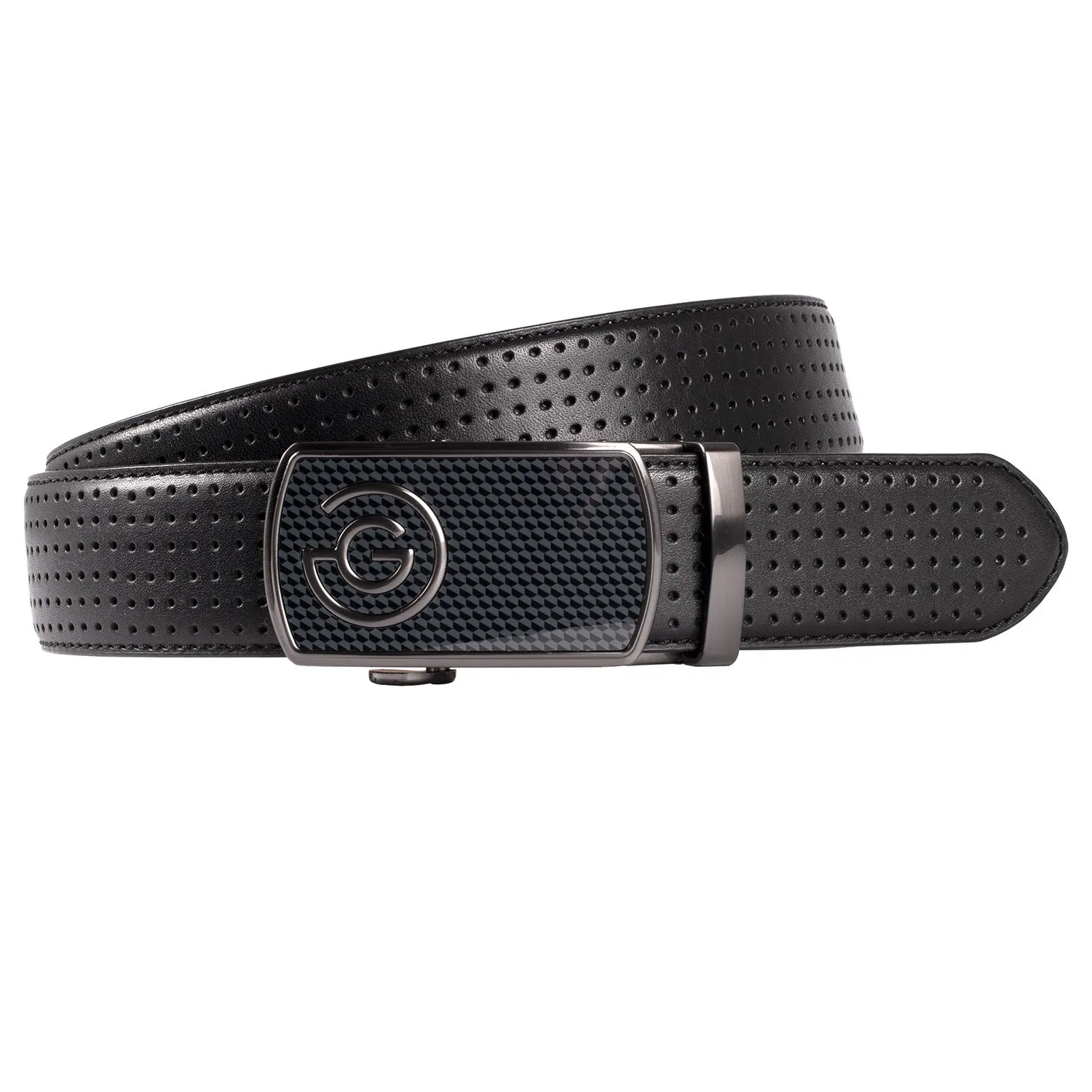 Galvin Green West Leather Belt - Black