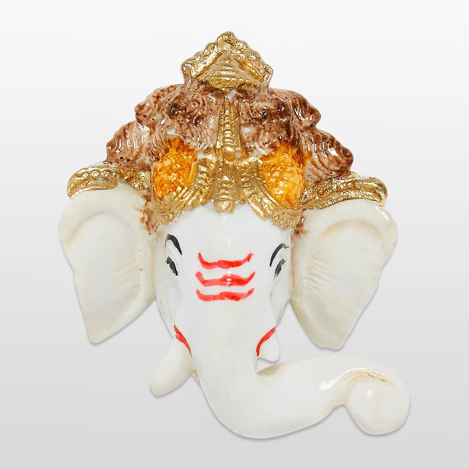 Ganesha Face Fridge Magnet in Rubber