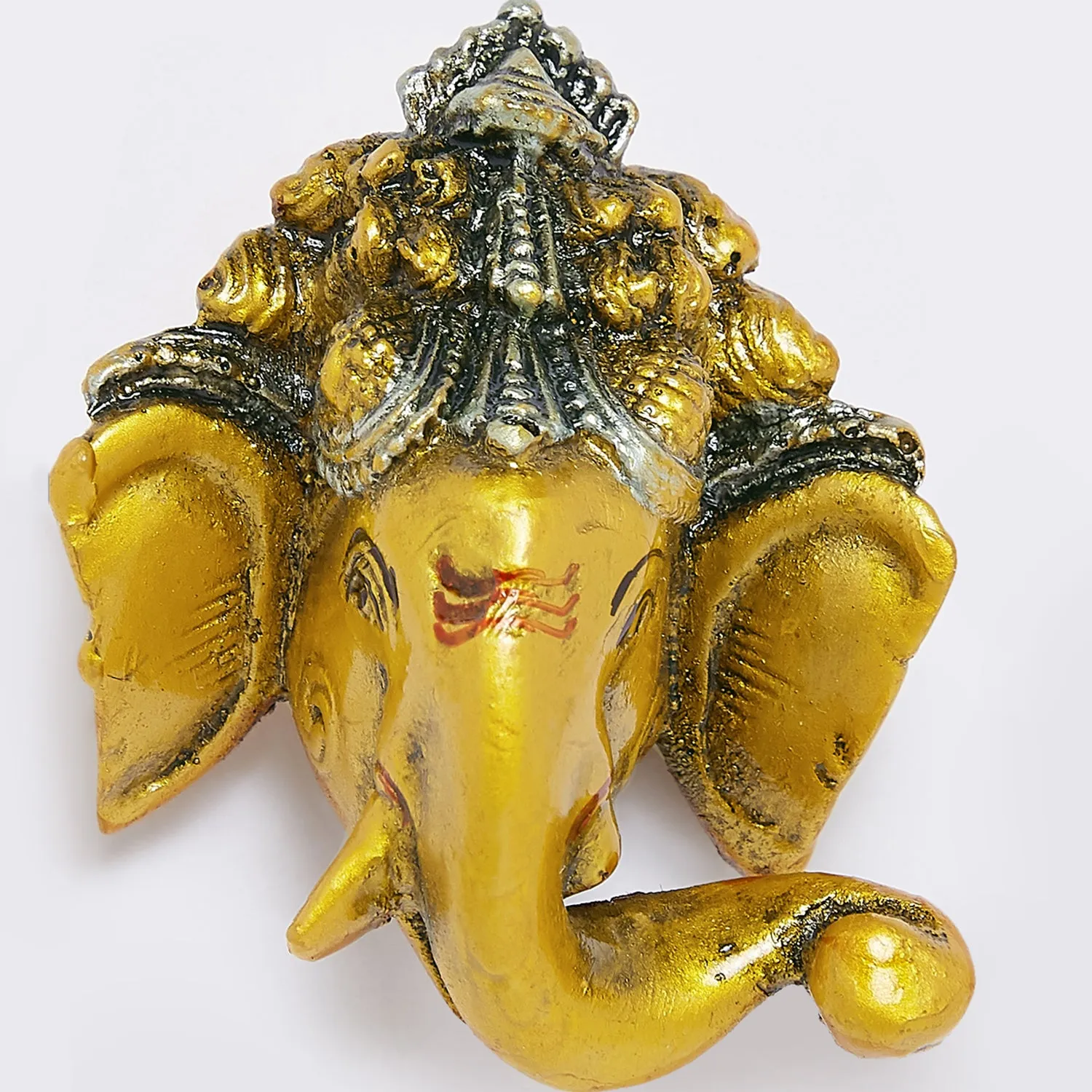 Ganesha Gold Fridge Magnet in Rubber