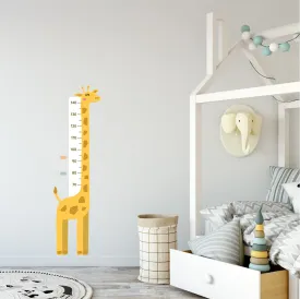 Giraffe Height Chart Fabric Decal