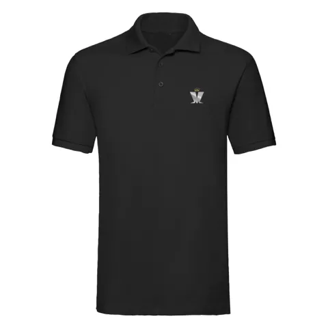 Gold Crown Black Organic Polo