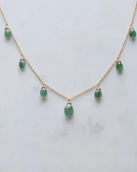 Gorgeous Emerald princess necklace