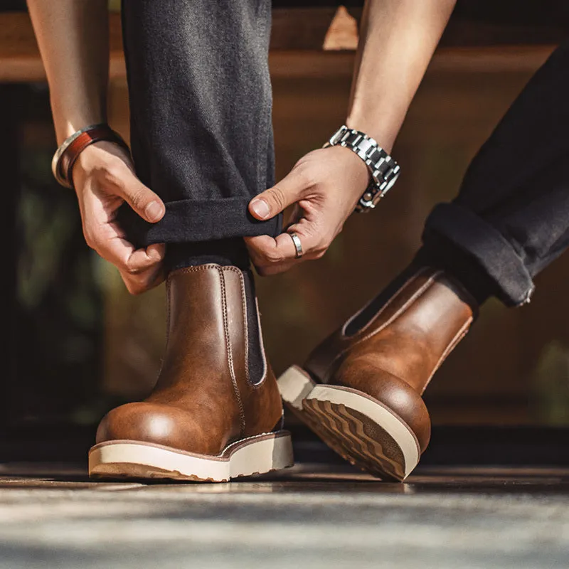 High-top Retro Workwear Dr Martens Boots