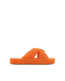 HUXLEY - ORANGE RIBBED TERRY