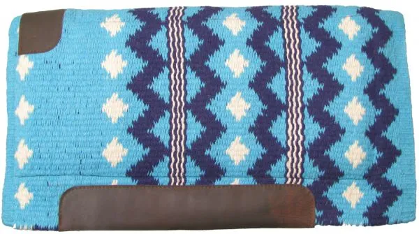 Ice Blue New Zealand Wool Cutter Saddle Pad