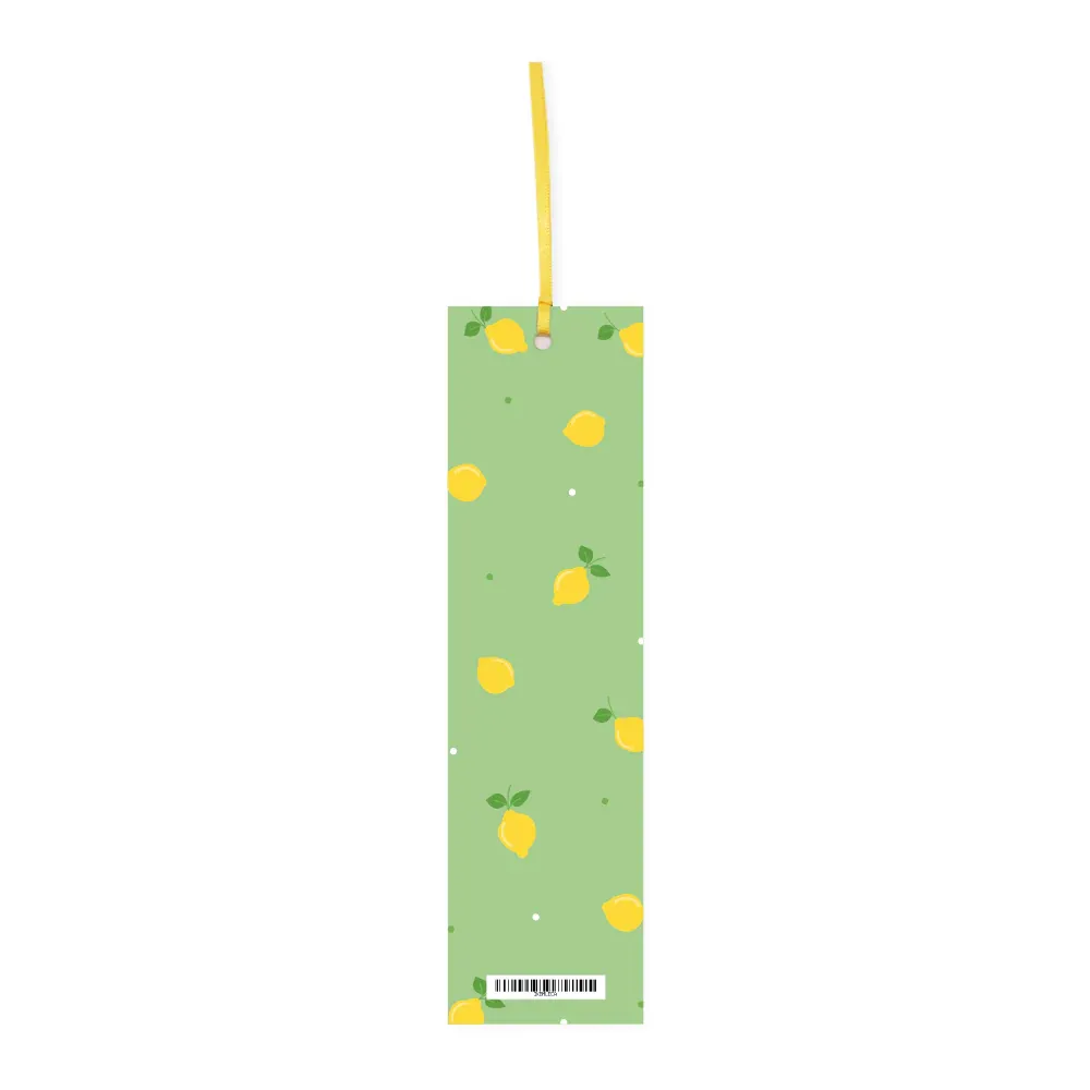 Iko Iko Double-Sided Bookmark - Capybara/Lemons