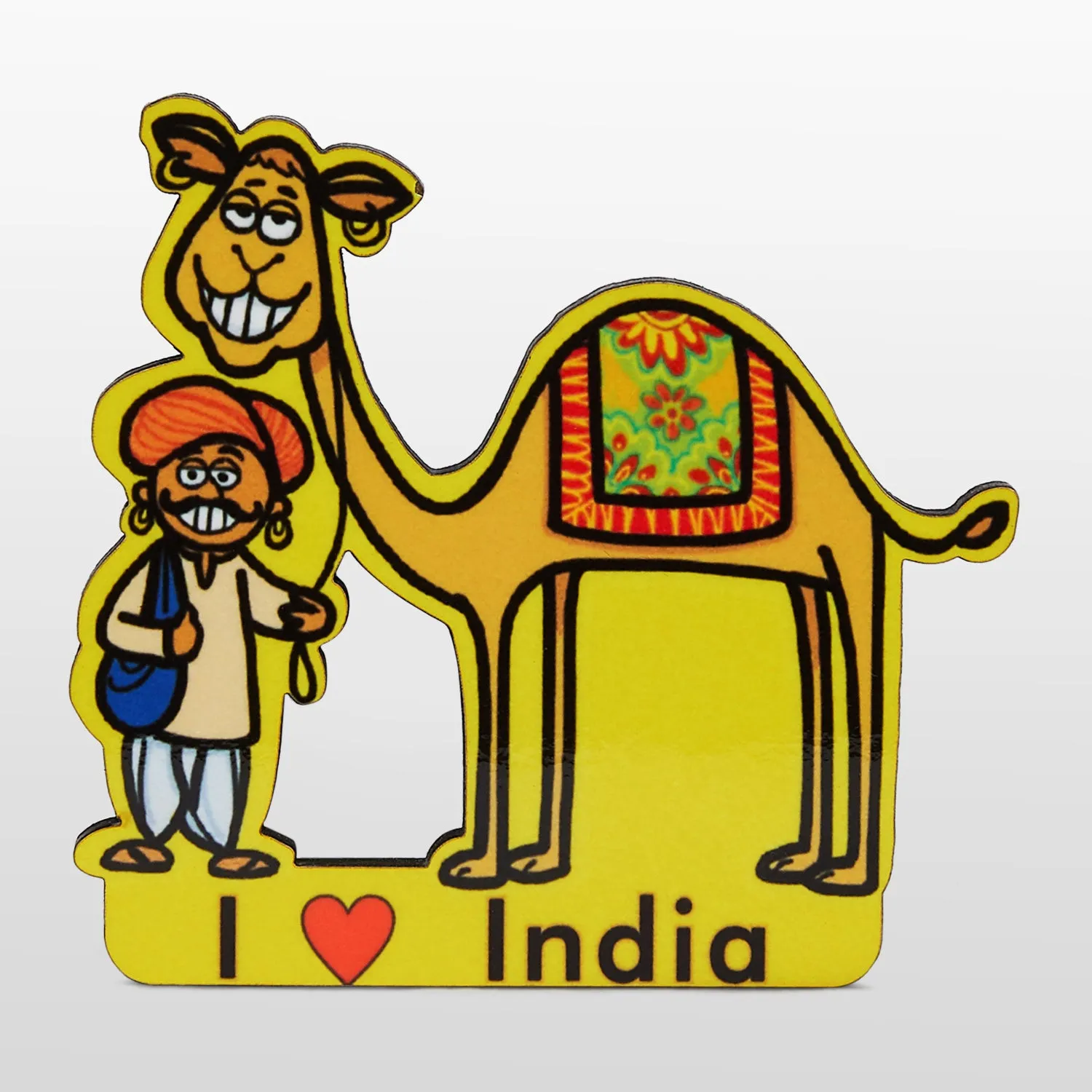 Indian Camel Fridge Magnet in MDF